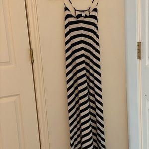 Striped maxi dress